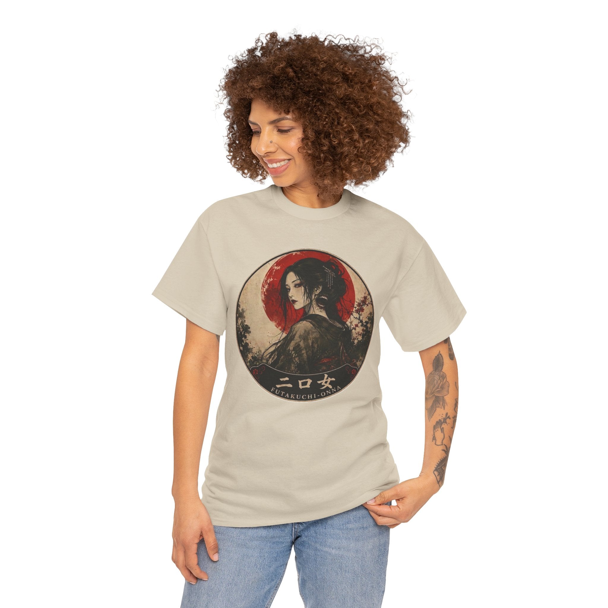 Futakuchi-Onna Two-Mouthed Woman T-Shirt | Japanese Yōkai Tee