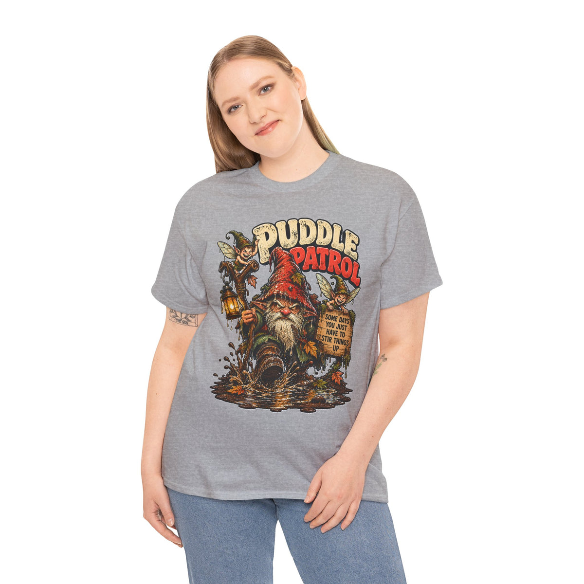 Puddle Patrol: Grumpy Gnome and Pixies T-Shirt