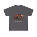 Dachshund Friends T-Shirt — Best Friends Roll Together | Cute Dachshund Mobility Dog Tee | Heartwarming Furry Friends Graphic T-Shirt