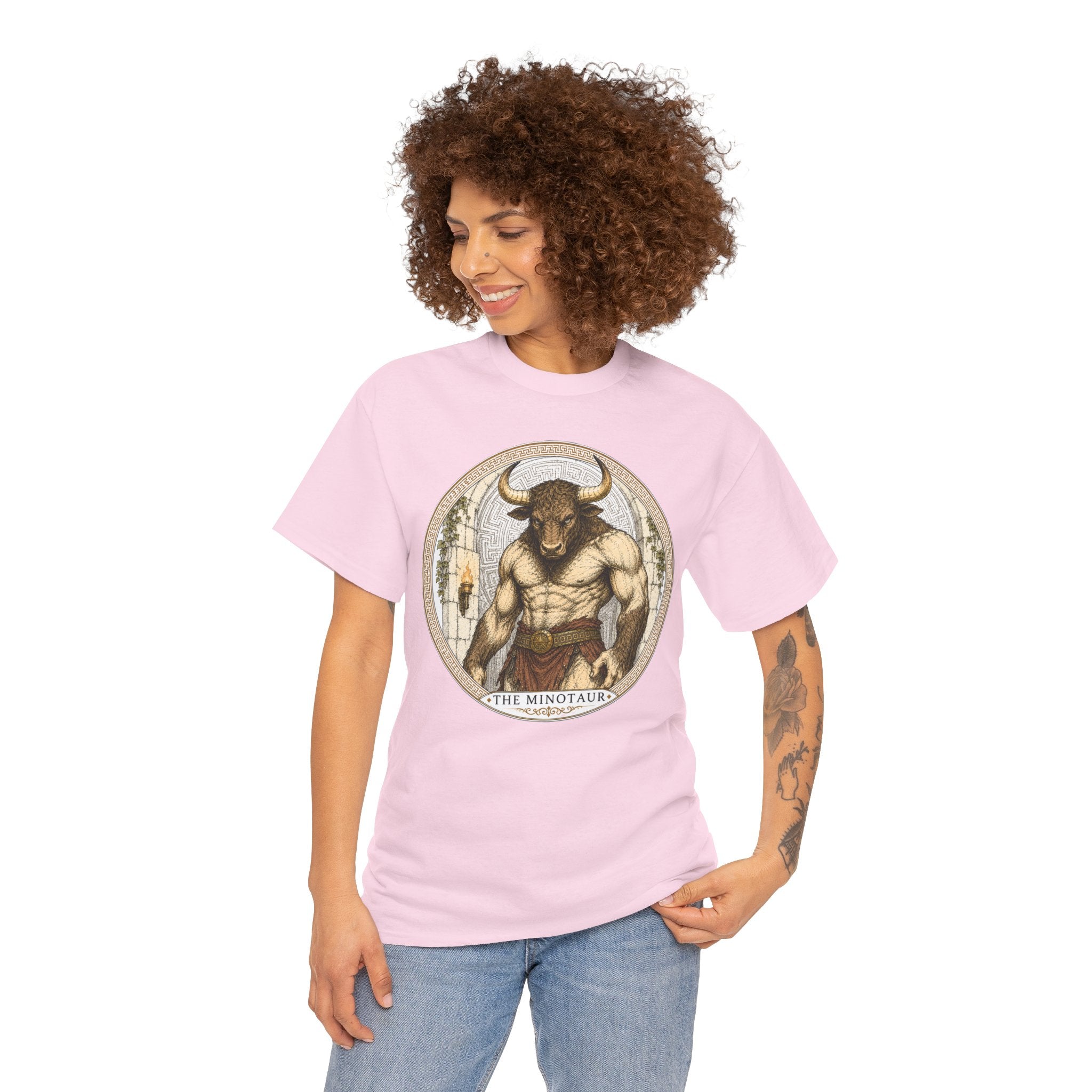 Minotaur Greek Mythology T-Shirt — Ancient Monster Labyrinth Bull Man Beast