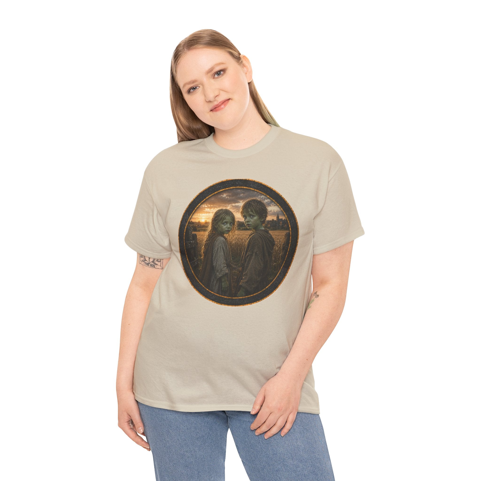 The Green Children of Woolpit Tee - Medieval English Legend Tee