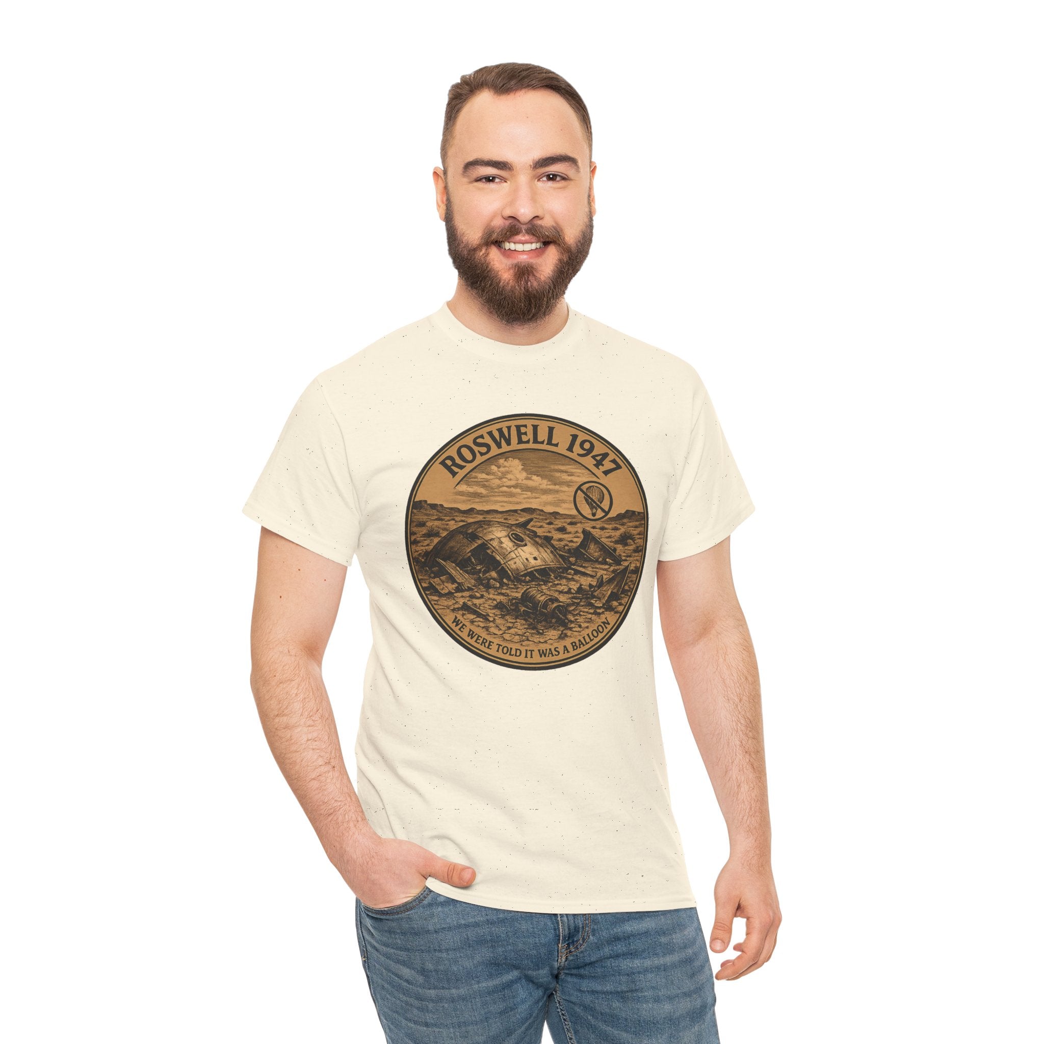 Roswell 1947 T-Shirt | We Were Told It Was A Balloon Tee