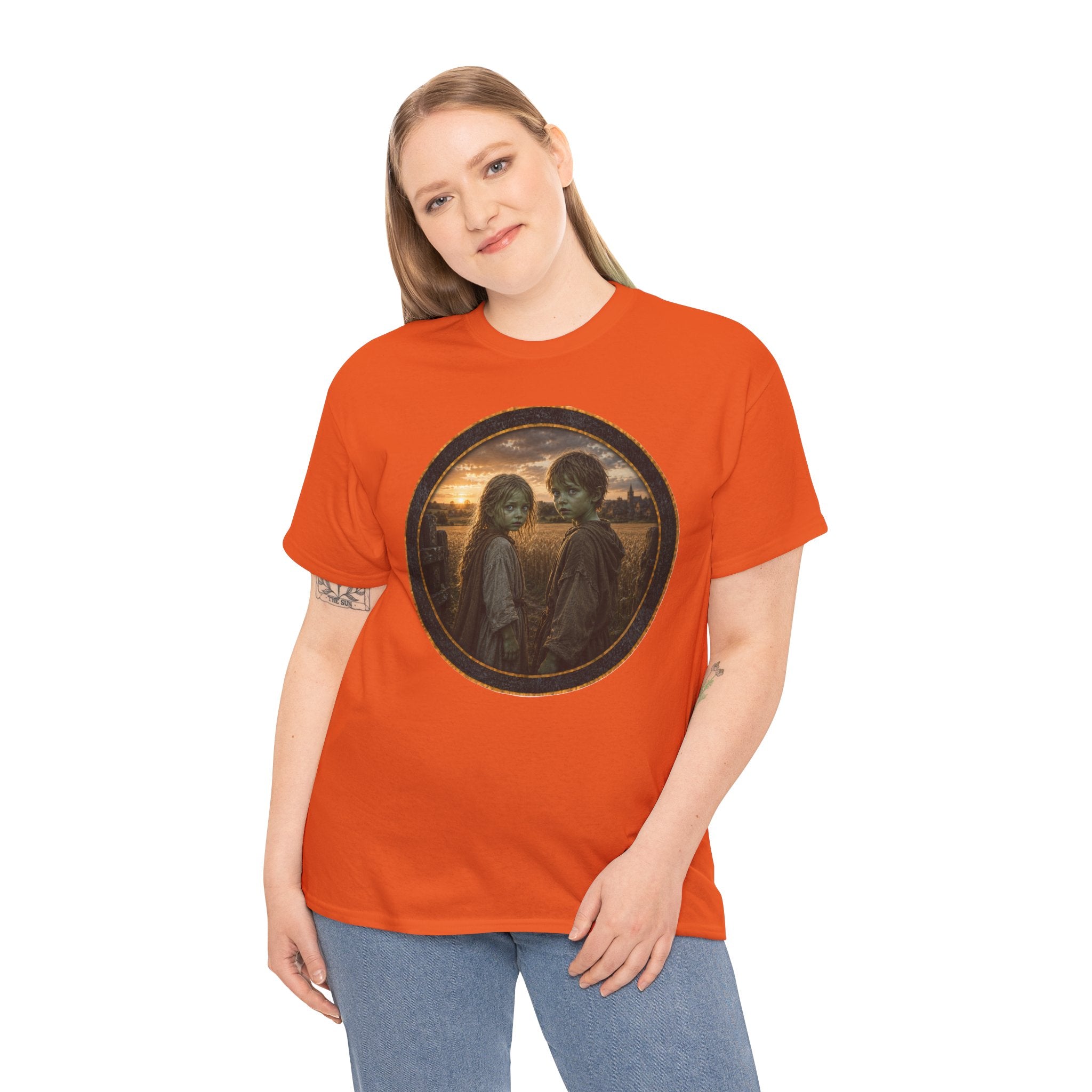 The Green Children of Woolpit Tee - Medieval English Legend Tee