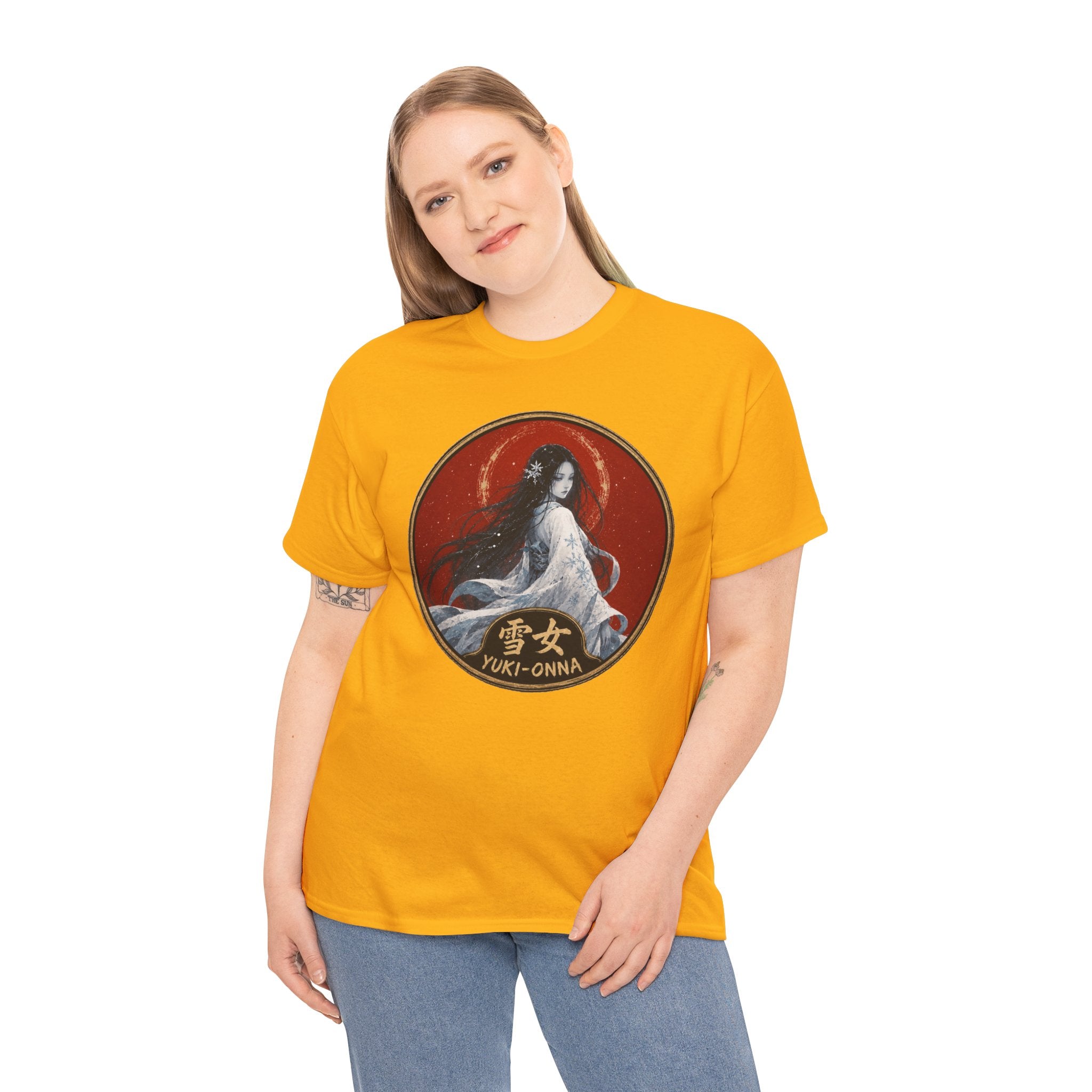 Yuki-Onna Snow Woman T-Shirt | Japanese Yōkai Folklore Tee
