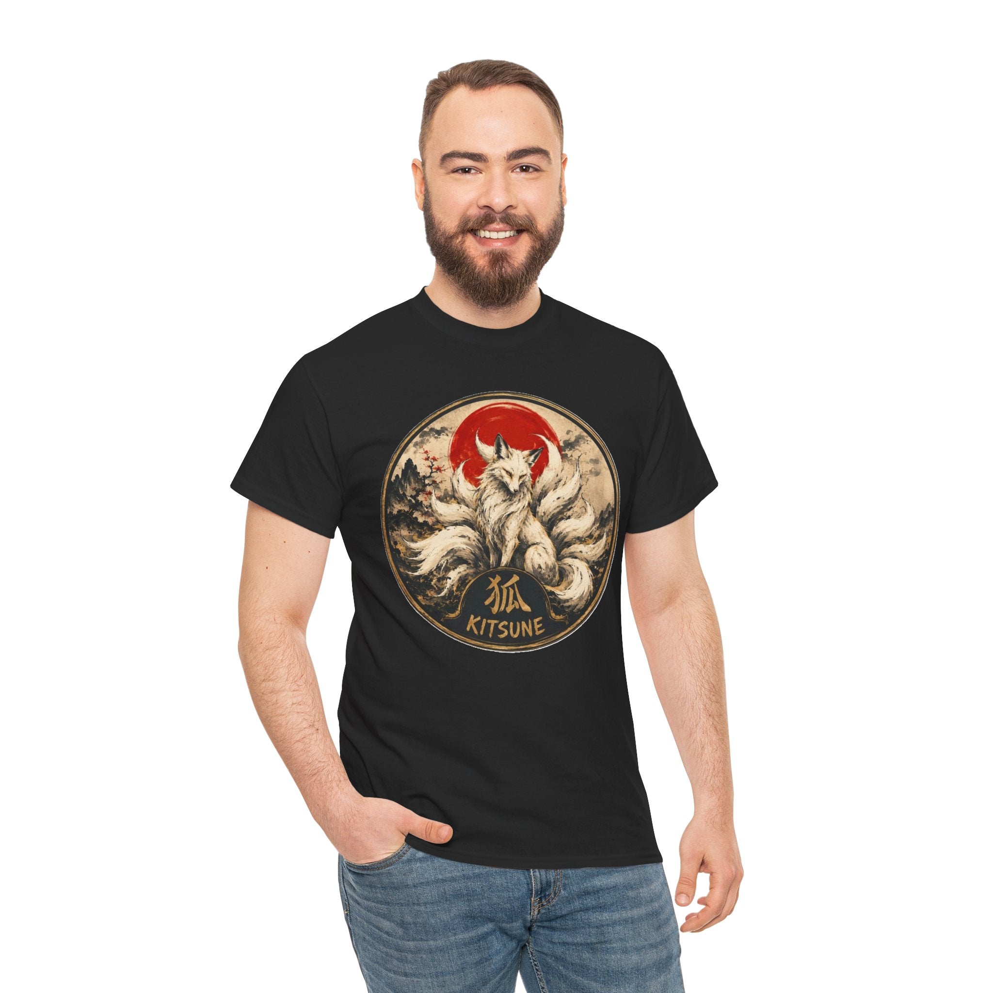 Kitsune Fox Spirit T-Shirt | Japanese Yōkai Folklore Tee
