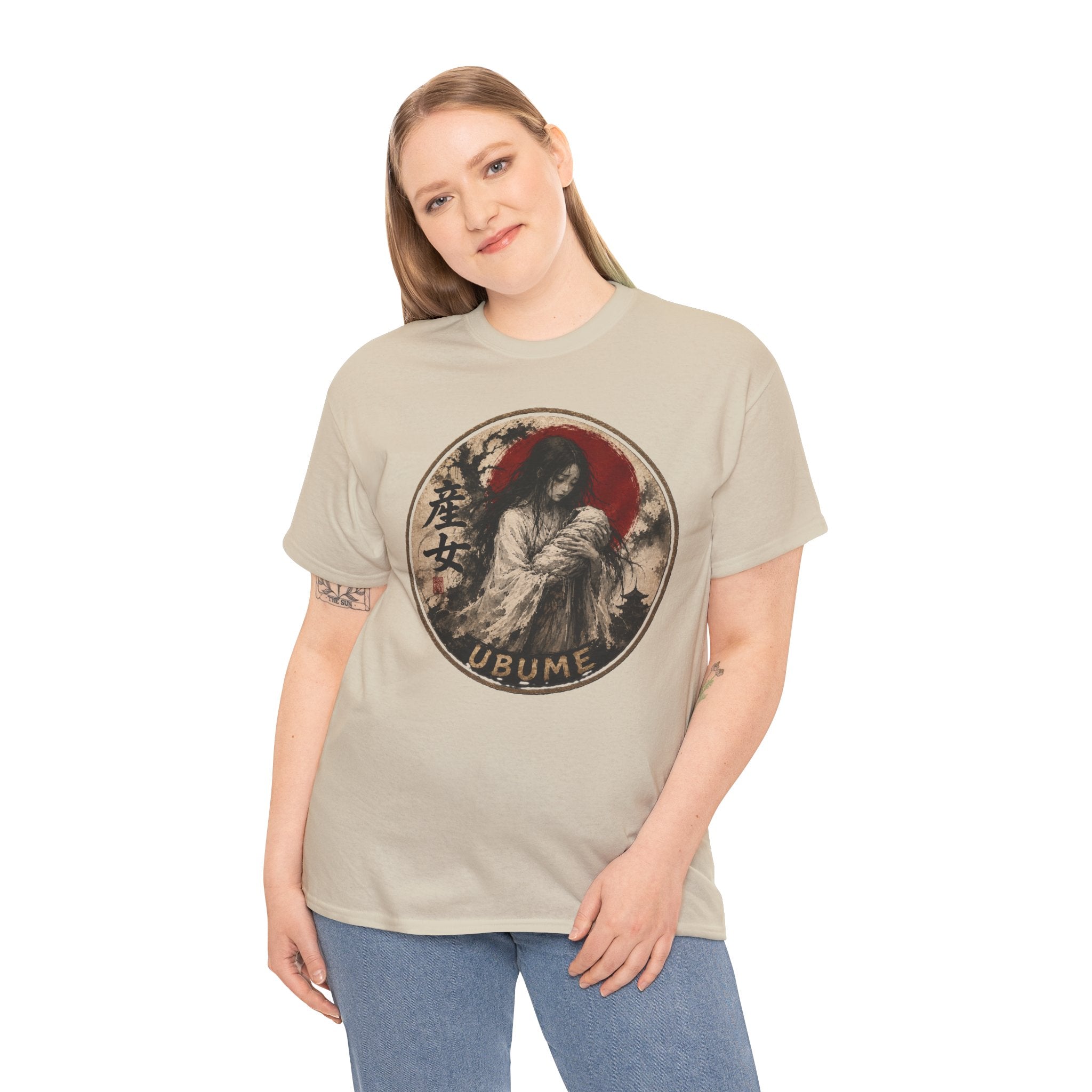 Ubume Grieving Mother T-Shirt | Japanese Yōkai Folklore Tee