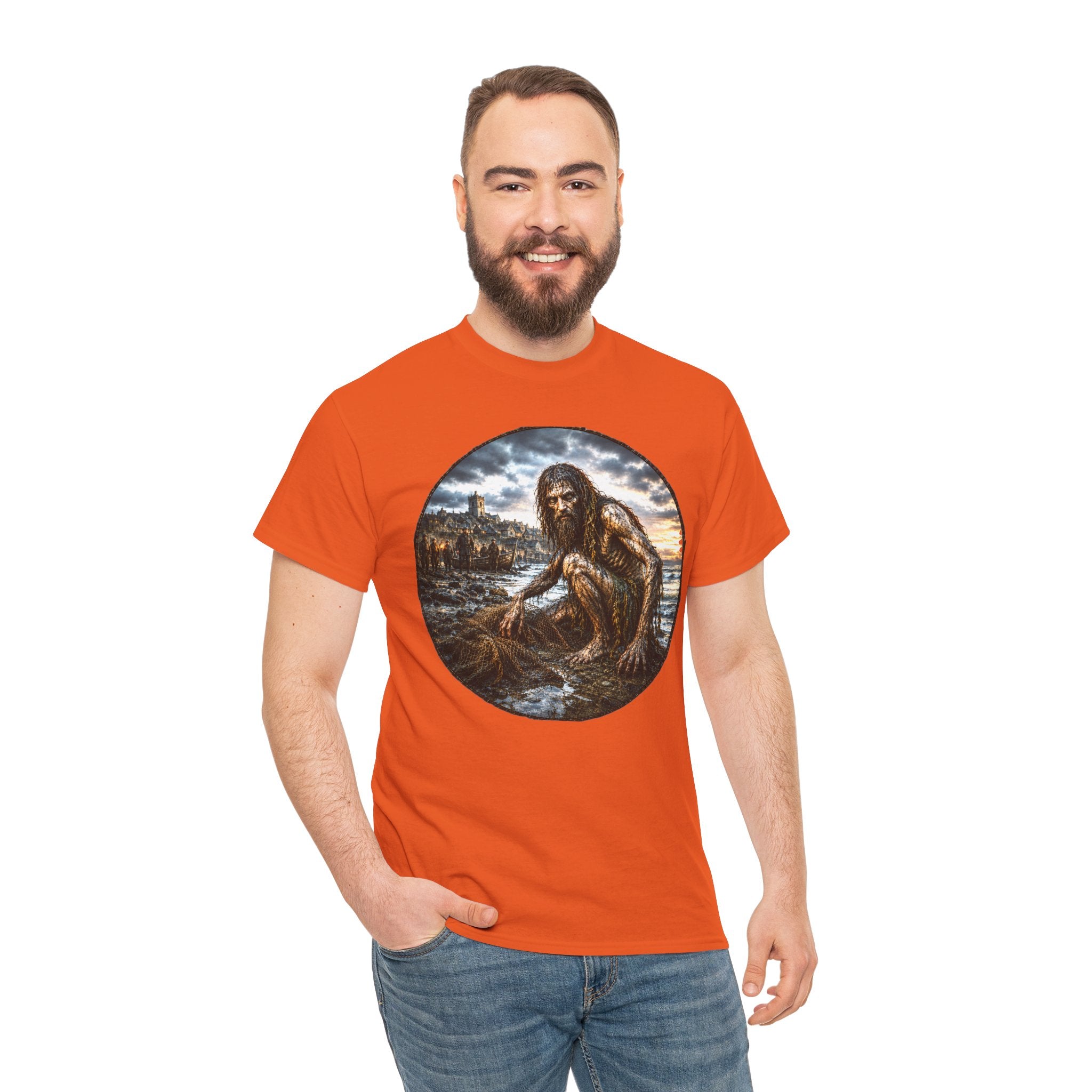 Wild Man of Orford T-Shirt | Medieval Sea Folklore Tee
