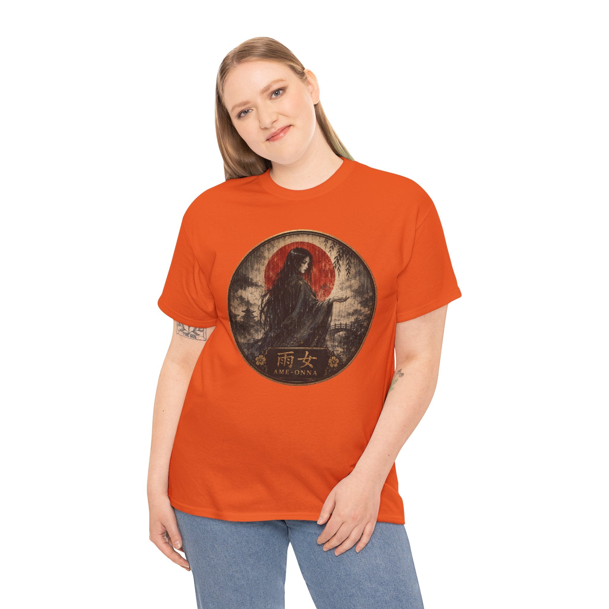 Ame-Onna Rain Woman T-Shirt | Japanese Yōkai Folklore Tee