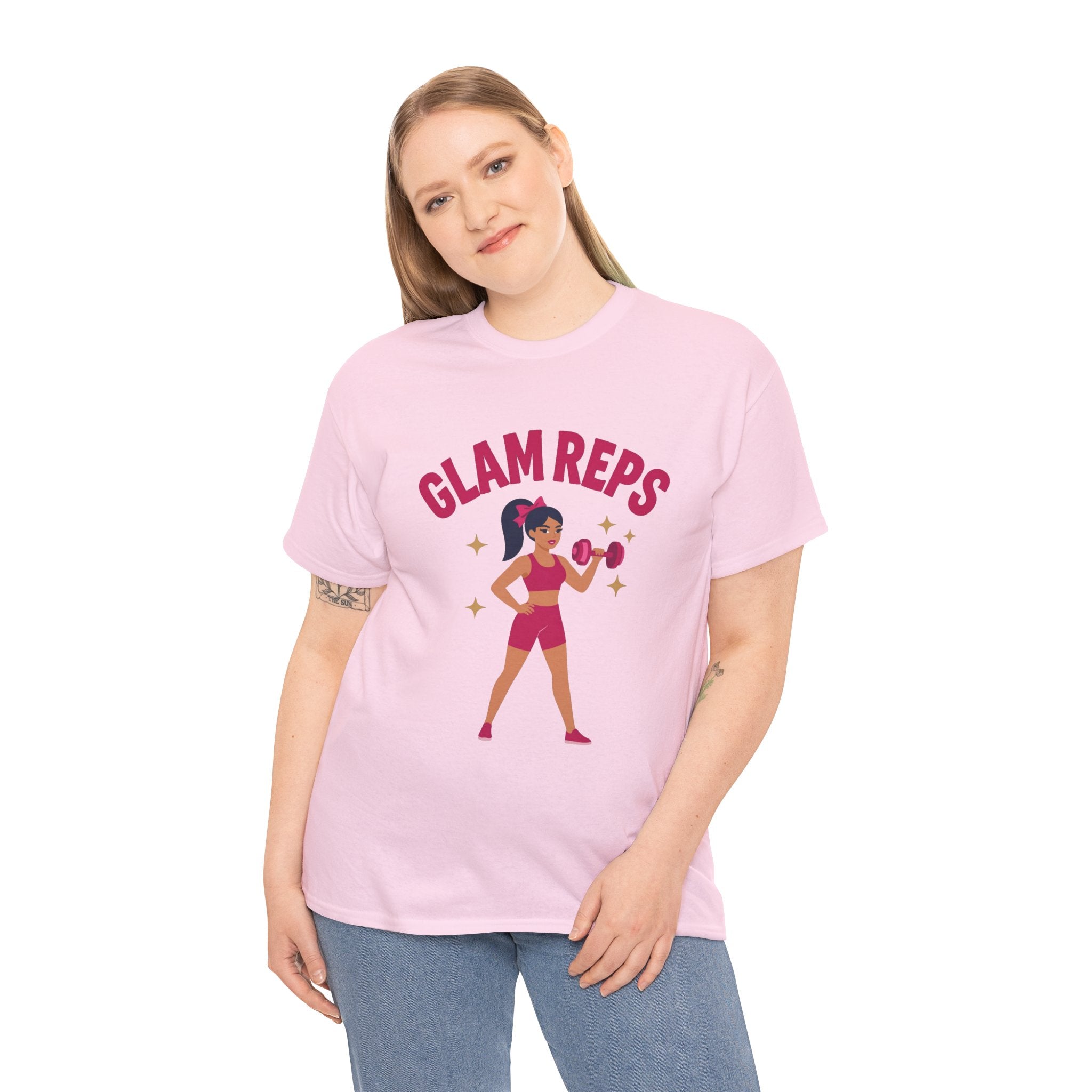 Glam Reps T-Shirt | Women's Fitness Motivation Tee