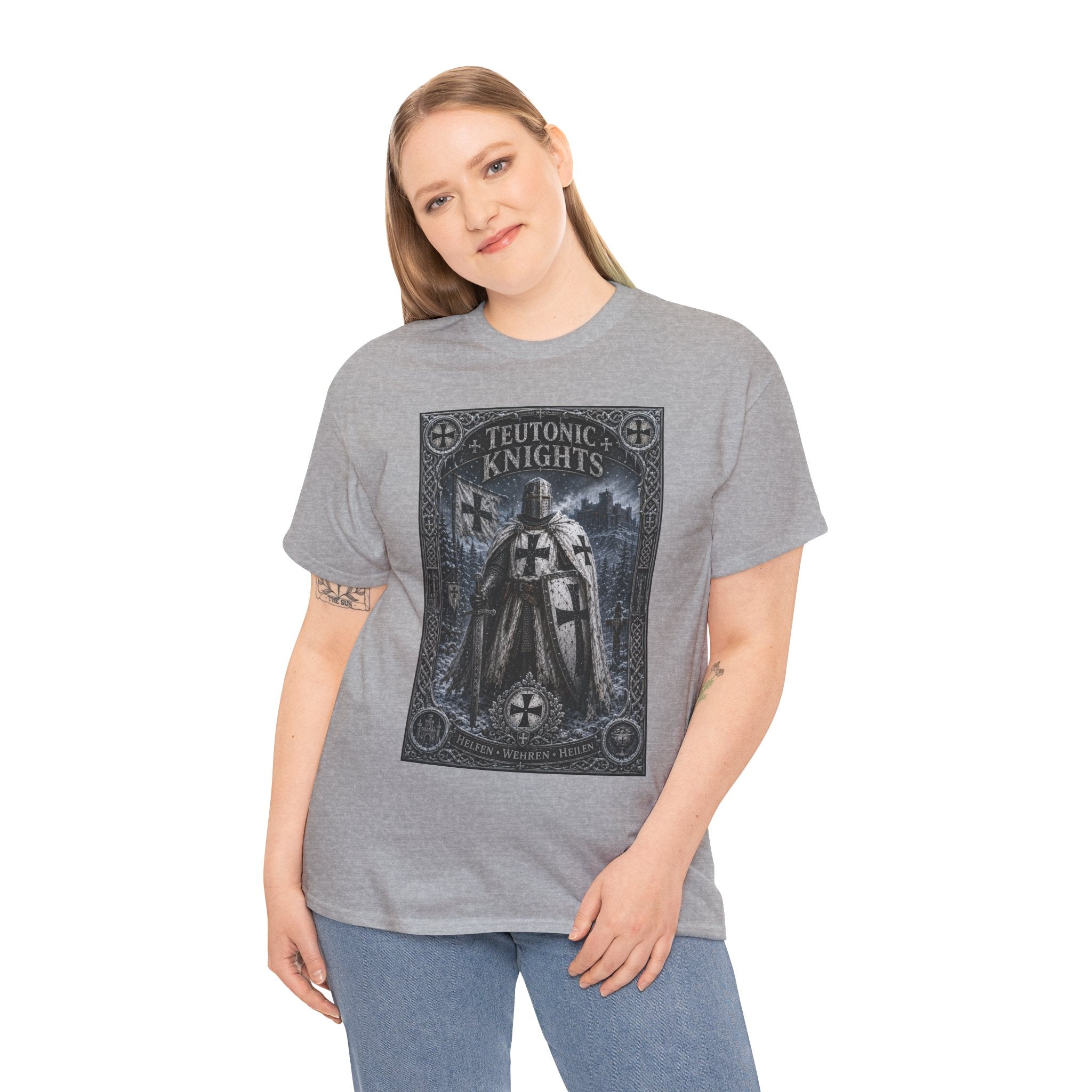 Teutonic Knights Graphic Tee — Medieval Knight Crusader Print
