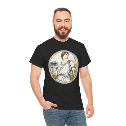 Apollo Greek Mythology T-Shirt — God of the Sun Music Light Lyre Bow Oracle