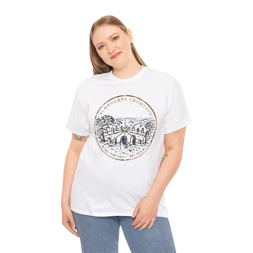 Almendres Cromlech T-Shirt | Ancient Neolithic Stone Circle Évora Portugal Design | Iberian Heritage Graphic Tee | Sacred Sites T-Shirt